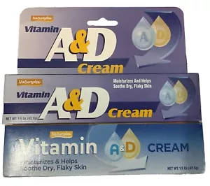 2 Pk Vitamin A&D Cream Ointment for Diaper Rash and Skin Irritations Exp2026 - Picture 1 of 2