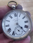 Df And C Antique Silver Gents Pocket Watch