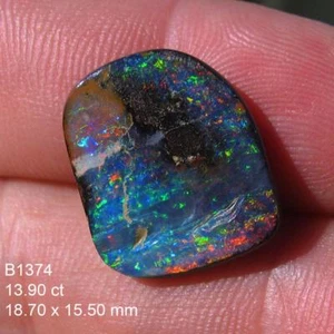 Boulder Opal 100% Natural Solid Opal 13.90 cts Ready to be set in Jewelry B1374 - Picture 1 of 8