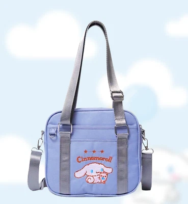 Cinnamoroll Bolso Mensajero 2 Vías Niña Bordado Uniforme JK Bolso Escolar Japón Foto 1 de 4
