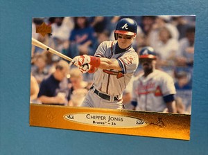 Chipper Jones 1996 Upper Deck card #5. Atlanta Braves
