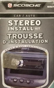 KIT DE INSTALACIÓN ESTÉREO HA1567F - HONDA Varios Años Honda Civic 2001 - 2005 Negro - Imagen 1 de 2