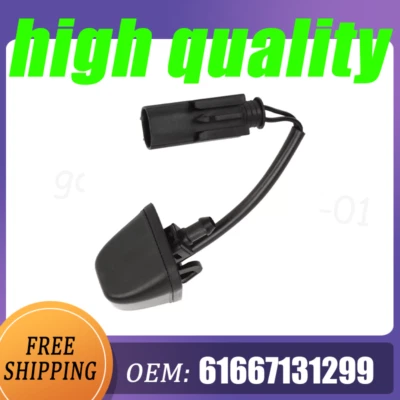 1*61667131299  Windshield Spray Nozzle Heated Black For 06-13 3 Series E90 E91 - Image 1 of 4