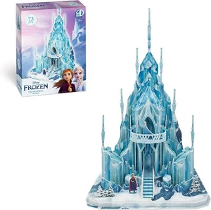 Disney Frozen Elsa Eispalast Schloss 3D Puzzle 73 Teile 4D Stadtbild - Bild 1 von 6