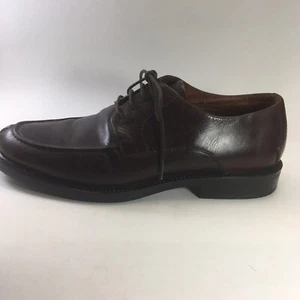 Zapatos Oxford Derby con cordones para hombre Johnston & Murphy talla 12N marrón punta dividida Italia - Imagen 1 de 12