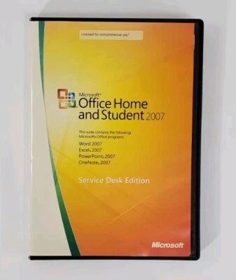 Microsoft Office Home and Student 2007 Service Desk Edition w/ Key USED - Image 1 of 3