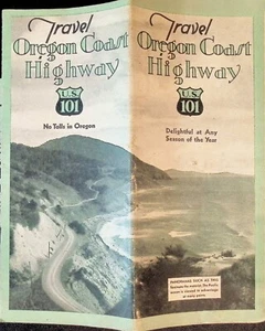 Mapa de ruta de colección Oregon Coast Hwy US 101 desplegable - Imagen 1 de 2