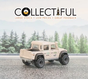 HOT WHEELS - LAND ROVER DEFENDER DOUBLE CAB - TAN - 2017 DIECAST CAR MODEL 🔥331 - Picture 1 of 2