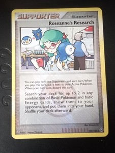 Roseanne's Research 125/132 reverse Holo excellent - Pokemon Card 2007