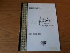 Artistry At The Piano Jon George Repertoire 4 1979 Paperback