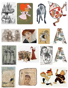 Junk Journal Supplies Vintage Ephemera Collage Sheet Scrapbook Card Making - Picture 1 of 1