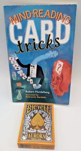 Gedankenlesekarten Tricks Buch - Mandelberg + Fahrrad Aurora Deck mit doppeltem Backer - Bild 1 von 12