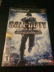 Call of Duty World At War: Final Fronts PlayStation 2 PS2 Complete Manual  - Picture 1 of 3