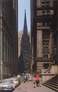 Postcard 405 Wall Street Center of Financial District - Picture 1 of 2