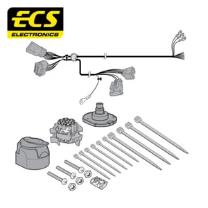 Cableado eléctrico específico de barra de remolque ECS de 7 pines para minibús Vauxhall Vivaro 2006-2014 - Imagen 1 de 7