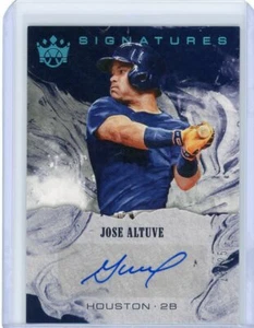 Lámina autógrafo de béisbol Panini Diamond Kings 2018 #S-JA José Altuve #25/25 - Imagen 1 de 2