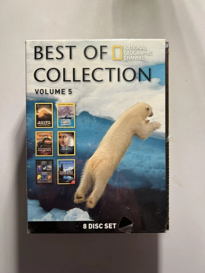 Best of National Geographic Collection Volume 5 DVD 8 Disc Set Dinosaurs Alaska
