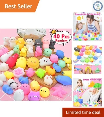 Adorable colección Mochi Squishy de 40 piezas - Perfecto para Pascua y Navidad Foto 1 de 4