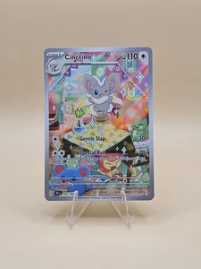Cinccino 183/162SV05: Temporal Forces Holo IR Illustration Rare - Picture 1 of 2