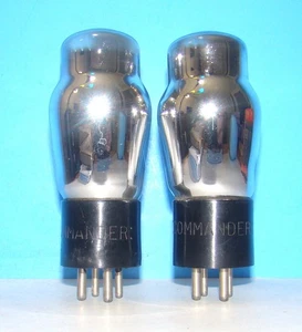 01A Commander radio audio amplifier vacuum 2 tubes valve tested ST shape 201 301 - Picture 1 of 3