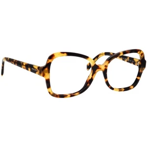 Prada Brille VPR 25S 7S0-1O1 Polished Havana Butterfly Frame Italy 53-18 135 - Bild 1 von 6