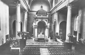 Postal interior iglesia desconocida (H579) - Imagen 1 de 3