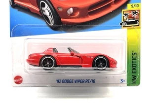 Dodge Viper RT/10 2023 Hot Wheels 92 (rojo) #236 cambio de rueda súper personalizado por AEB - Imagen 1 de 5