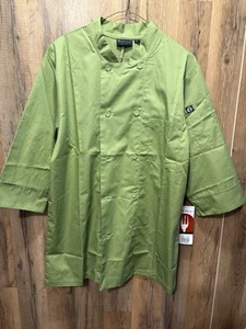 Cappotto Chef Works Unisex Nuovo con etichette, Verde Small - Foto 1 di 6