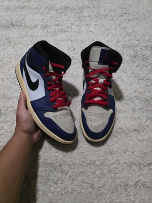 Talla 13 - Air Jordan 1 Retro SE Mid Deep Royal Blue Foto 1 de 4