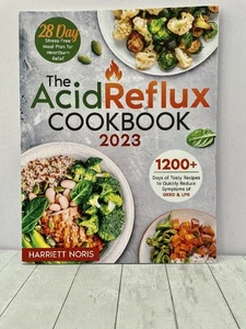 The Acid Reflux Cookbook Tasty Healthy Recipes 2023 GERD Heartburn LPR 1200 Days - Picture 1 of 1