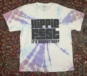 Camiseta Hippie Fest It’s Groovy Bebé Tie Dye L Unisex Fruta del Telar Pesada HD - Imagen 1 de 22
