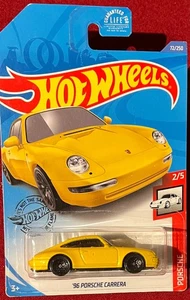HOT WHEELS PORSCHE '96 PORSCHE CARRERA YELLOW 72/250 . SEE COMBINED OFFERS! - Picture 1 of 1