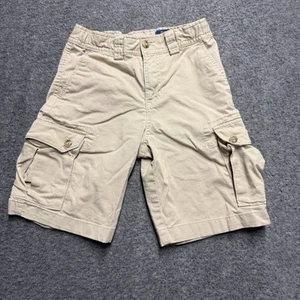 Polo Ralph Lauren Cargo Shorts Boys Youth Size 10 Khaki Beige Baggy Skater - Picture 1 of 4
