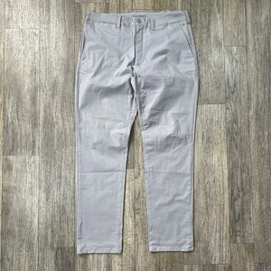 Mack Weldon Maverick Tech Chino Hose Herren 35x30,5 grau Performance Golf - Bild 1 von 8