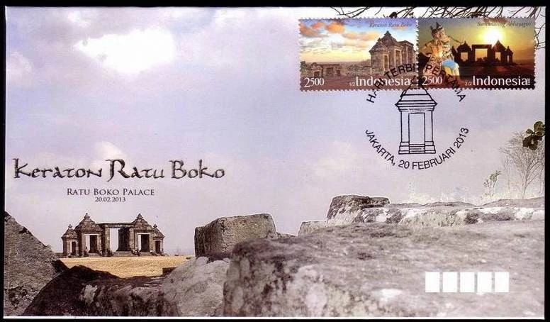Indonesia - Indonesie Issue 2013-02-20 (FDC) Palace Ratu Boko - Image 1 of 1