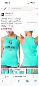 Strong By Zumba Always Reppin’ Instructor Tank Large & Matching Headband - Picture 1 of 4