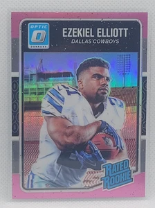 2016 Ottica Ezekiel Elliott Rated Rookie Rosa RC #168 Cowboys - Foto 1 di 2