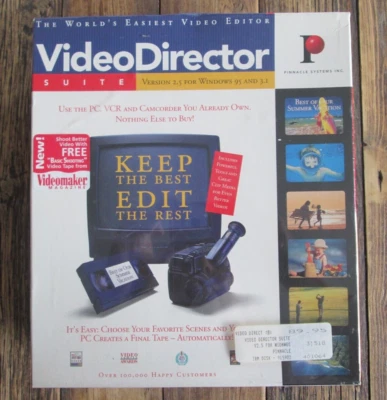 NEW Pinnacle Systems VideoDirector Suite Version 2.5 Windows Video Editor 95 3.1 - Image 1 of 4