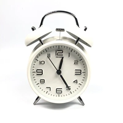 Twin Bell Loud Alarm Clock with Stereoscopic Dial Backlighted Peakeep 4 Inch - Image 1 of 4
