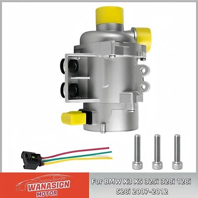 Electric Engine Water Pump w/Bolts For BMW X3 X5 325i 328i 128i 528i 2007-2012 - Image 1 of 4