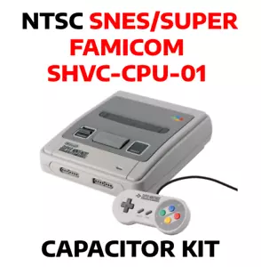 SNES Super Nintendo / Super Famicom Capacitors / Cap Kit Recap SHVC-CPU-01 - Picture 1 of 1