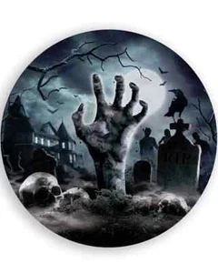 Halloween Party Tableware Paper Napkins Plates Ouija Zombie Horror Circus Harley - Picture 1 of 27