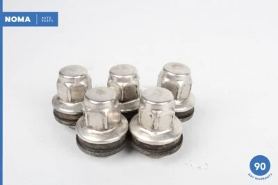 04-09 Juego de 5 pernos de tuercas de rueda Jaguar XJ8 XJR VDP X350 1X431012AA OEM Foto 1 de 4