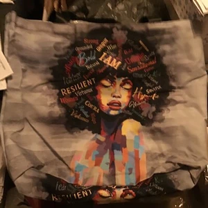 Bolso afroamericano “YO SOY…” ciudad/compras/hombro/viajes NUEVO opción #5 - Imagen 1 de 4