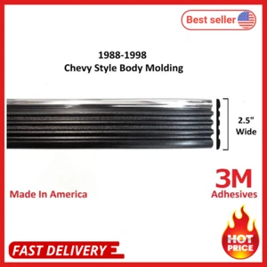 Chrome Side Body Trim Molding For 1988-1998 Chevy GMC SUV Suburban Pickup Truck* - Bild 1 von 5