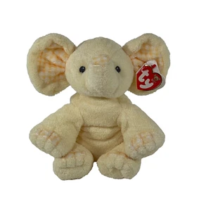 Ty Pluffies BABY P'NUT Der Elefant 9 Zoll Plüschtier mit Etikett Stofftier genähte Augen - Bild 1 von 16