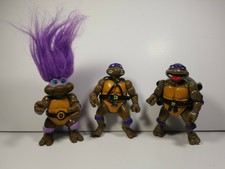 Teenage Mutant Ninja Turtles 1988 Donatello Hard Head Vintage Troll Talkin TMNT