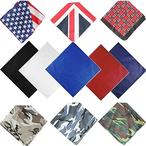 UNION GB USA FLAG PLAIN CAMO Bandana Head Neck Wrist Face Tie Mask Band Scarf - Picture 1 of 9