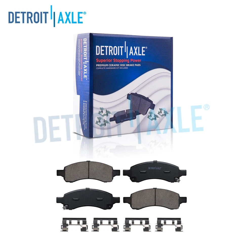 Pastilla de freno delantera de cerámica para Enclave Colorado Traverse Acadia Canyon Envoy 9-7x Foto 1 de 4