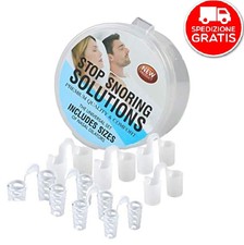 ✅ SET 8 DILATATORE NASALE ANTI RUSSAMENTO RUSSARE DORMIRE 8 DILATATORI 4 TAGLIE
